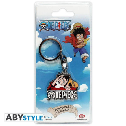 One Piece - Metall Schlüsselanhänger Ruffy