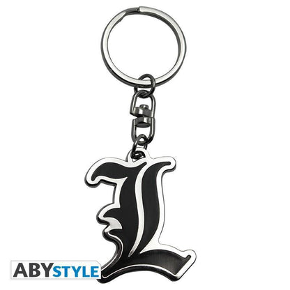 Death Note - Metall Schlüsselanhänger L-Symbol
