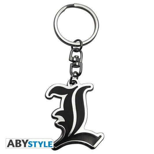 Death Note - Metall Schlüsselanhänger L-Symbol