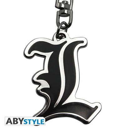 Death Note - Metall Schlüsselanhänger L-Symbol