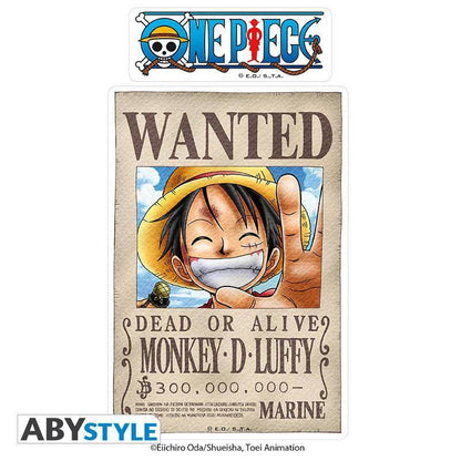 One Piece - Sticker - Wanted Ruffy & Zorro