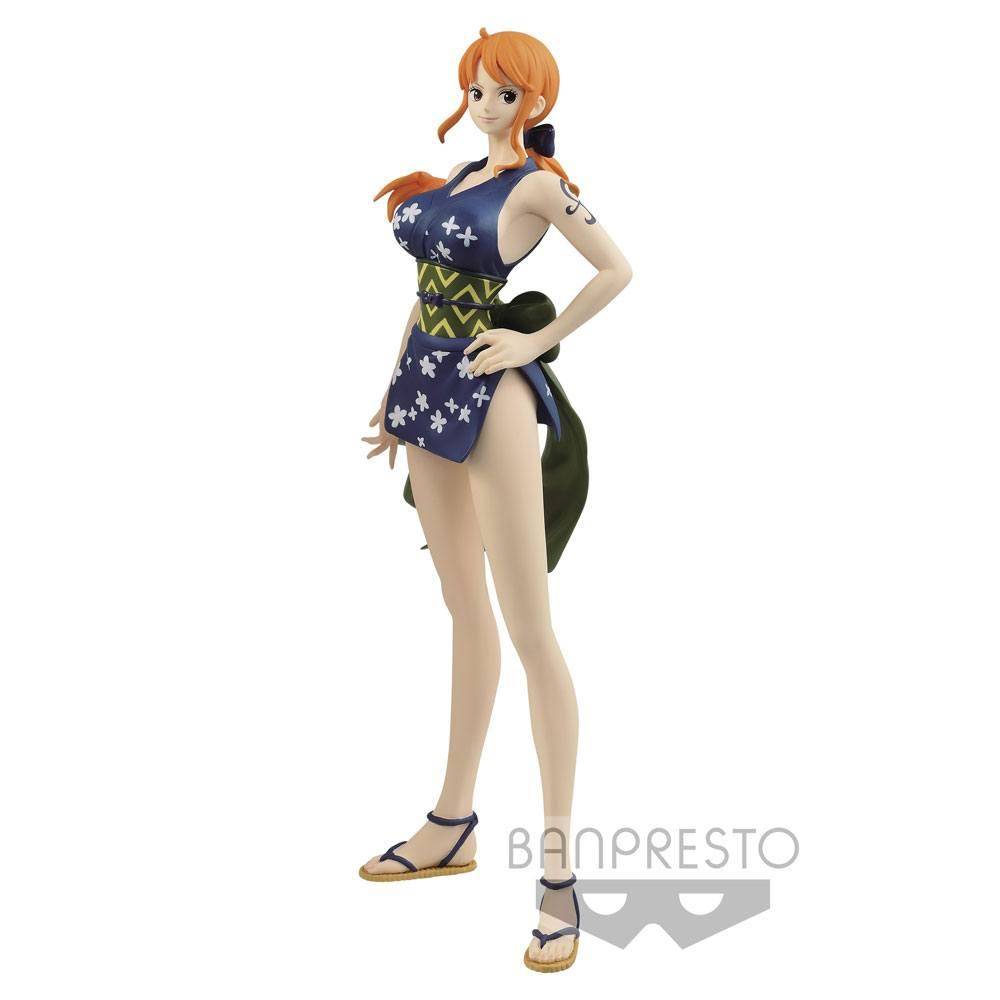 One Piece Glitter & Glamours PVC Statue Nami Wanokuni Style Ver. B 25 cm