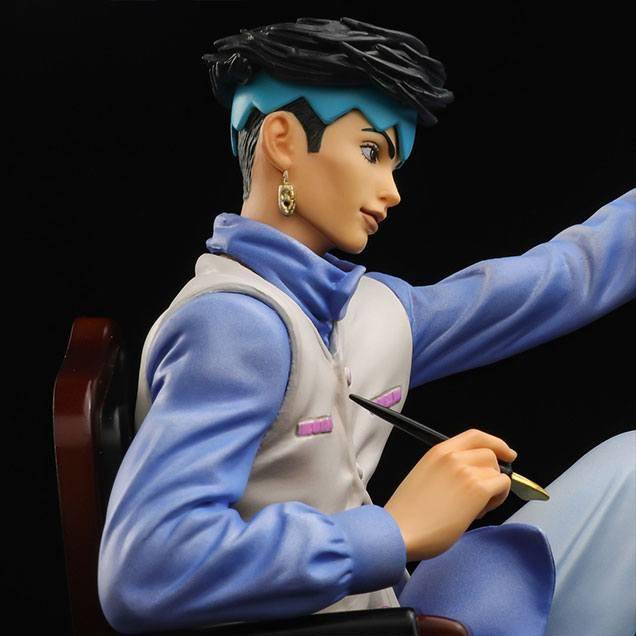 JoJo's Bizarre Adventure Diamond Is Unbreakable Memo Holder PVC Statue Kihsibe Rohan 12 cm
