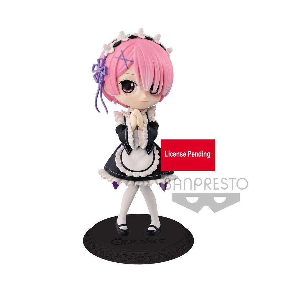 Re:Zero  - Minifigur Q Posket Minifigur Ram Ver. A 14 cm