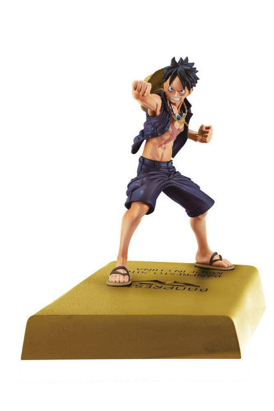 One Piece Gold DXF Manhood 2 Statue Monkey D. Luffy 12 cm