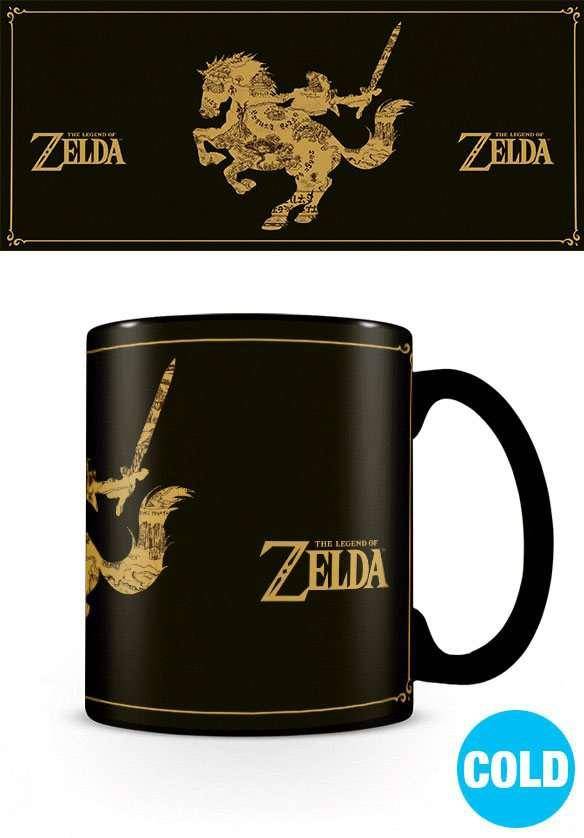 The Legend of Zelda - Tasse mit Thermoeffekt Karte - 325 ml