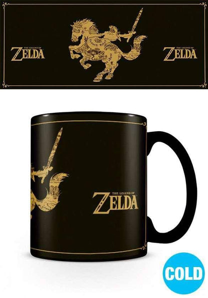 The Legend of Zelda - Tasse mit Thermoeffekt Karte - 325 ml