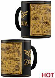 The Legend of Zelda - Tasse mit Thermoeffekt Karte - 325 ml