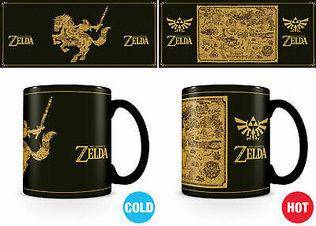 The Legend of Zelda - Tasse mit Thermoeffekt Karte - 325 ml