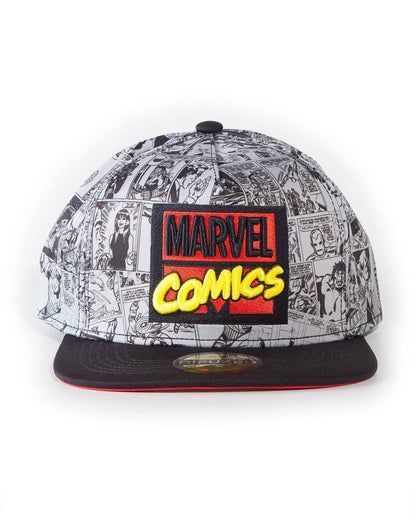 Marvel Comics Snapback Kappe AOP