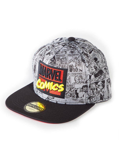 Marvel Comics Snapback Kappe AOP
