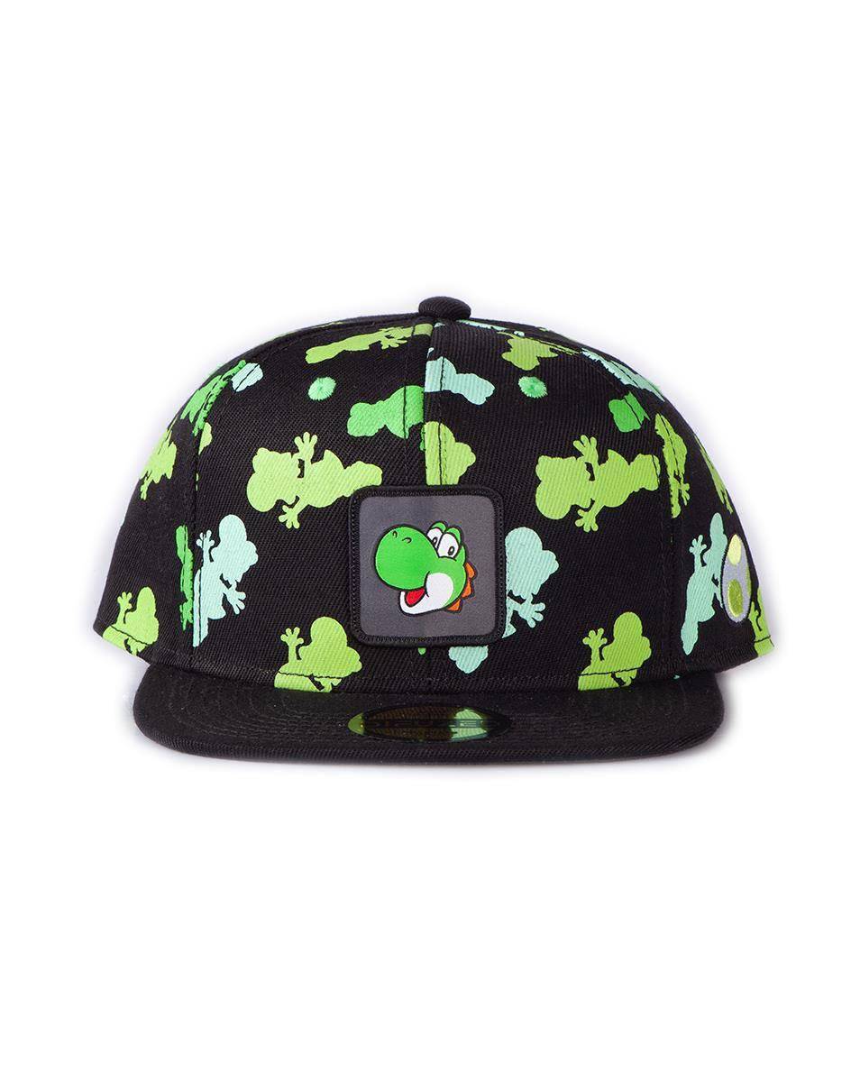 Nintendo Snapback Kappe Yoshi All Over Print