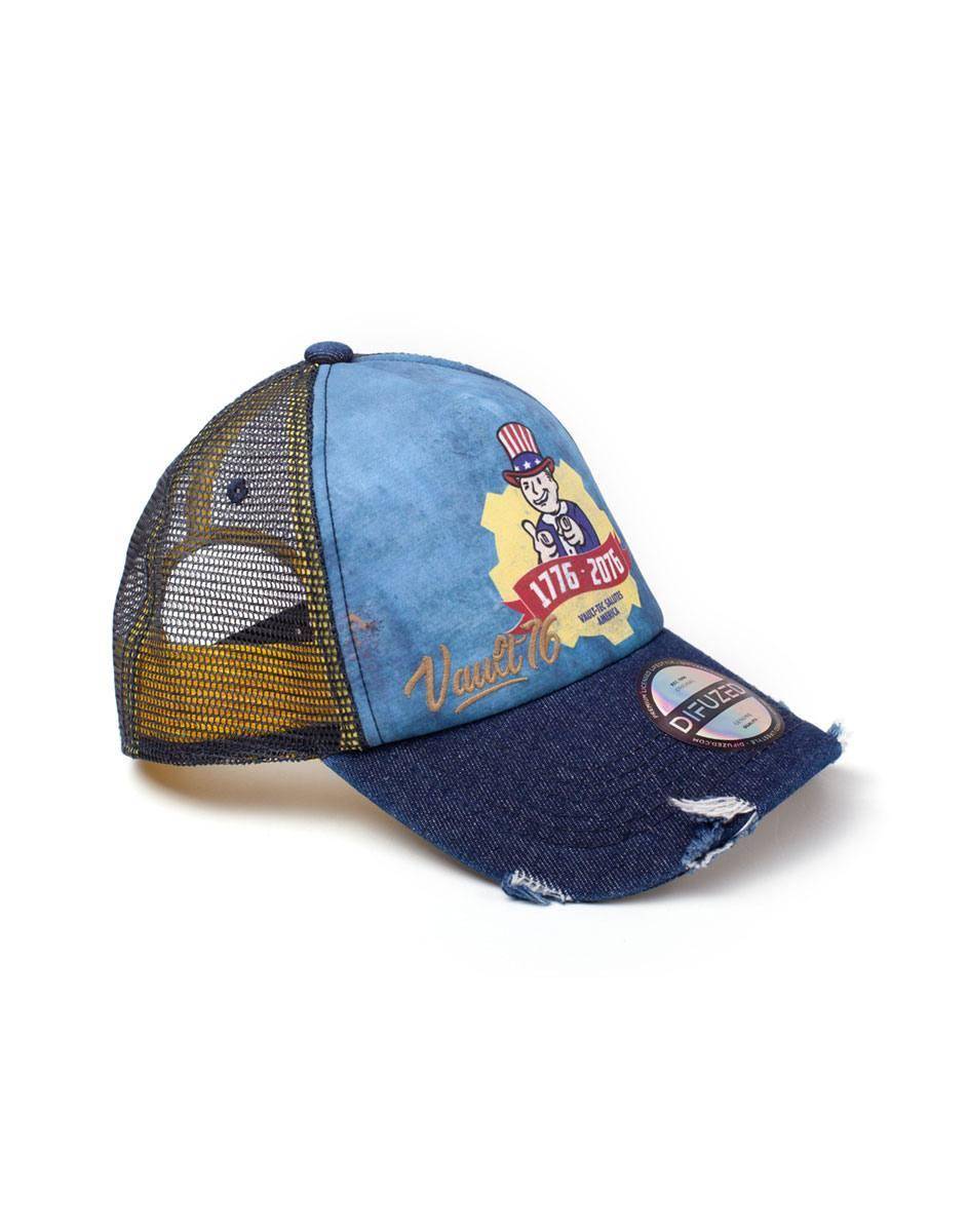 Fallout Trucker Kappe Vault 76 Vintage