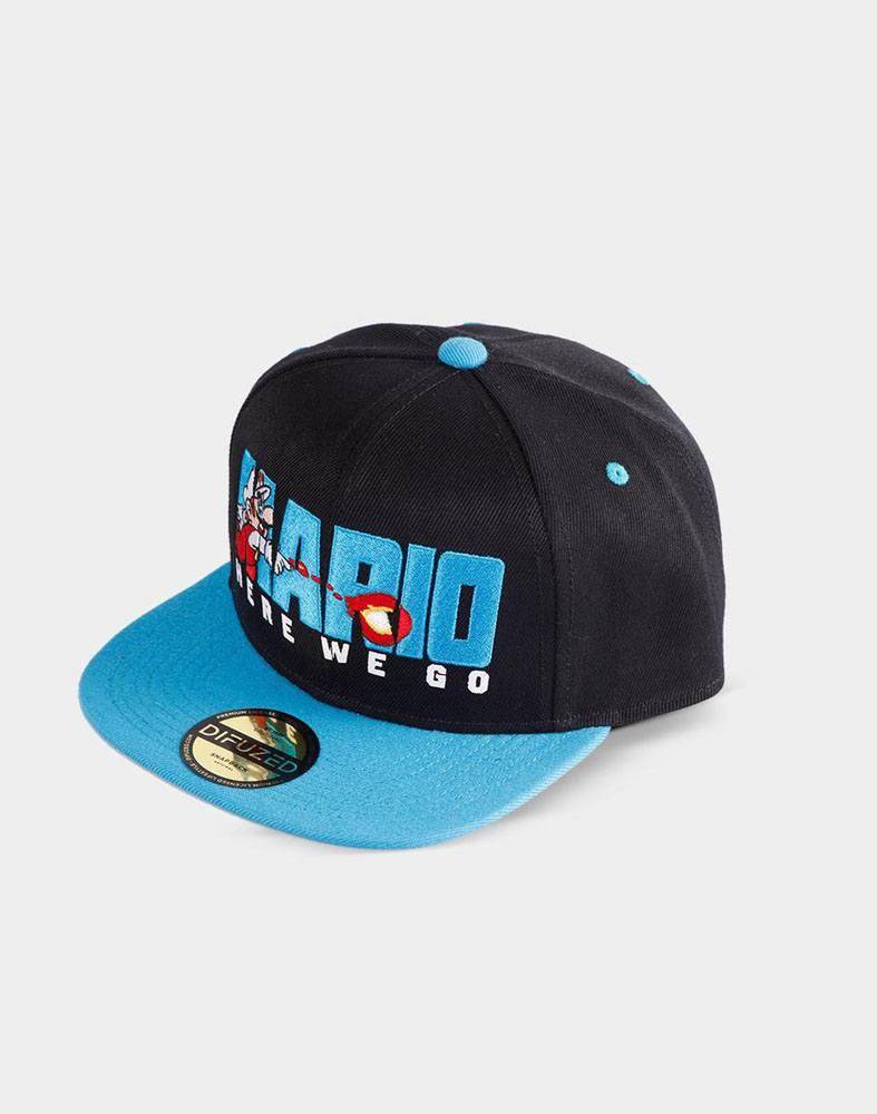 Nintendo Snapback Kappe Here We Go