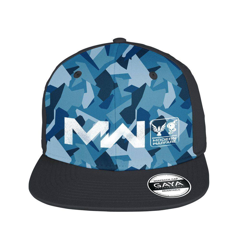 Call of Duty: Modern Warfare Snapback Kappe Logo Blue