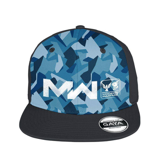 Call of Duty: Modern Warfare Snapback Kappe Logo Blue