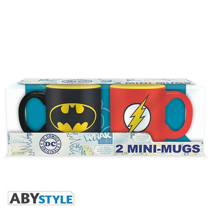 DC Comics 2 Espressotassen Batman & Flash Set