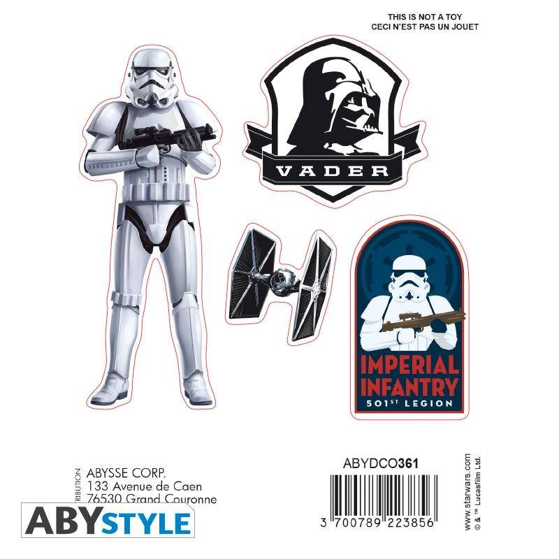 Star Wars Sticker Vader Trooper (16x11cm)