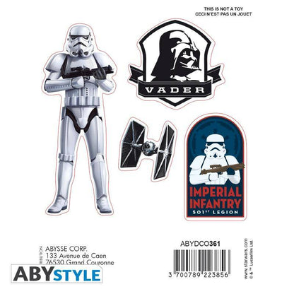 Star Wars Sticker Vader Trooper (16x11cm)