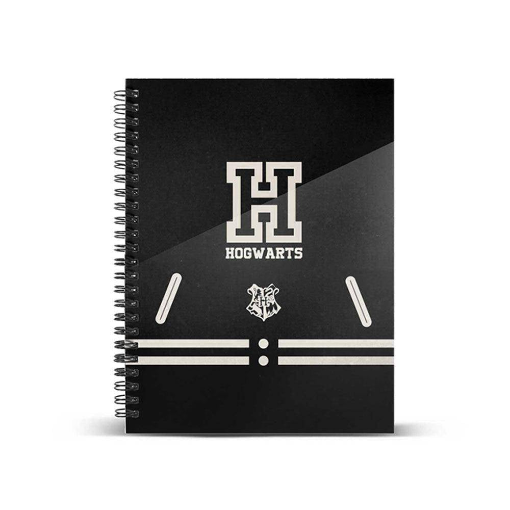Harry Potter Notizbuch A4 Hogwarts Black