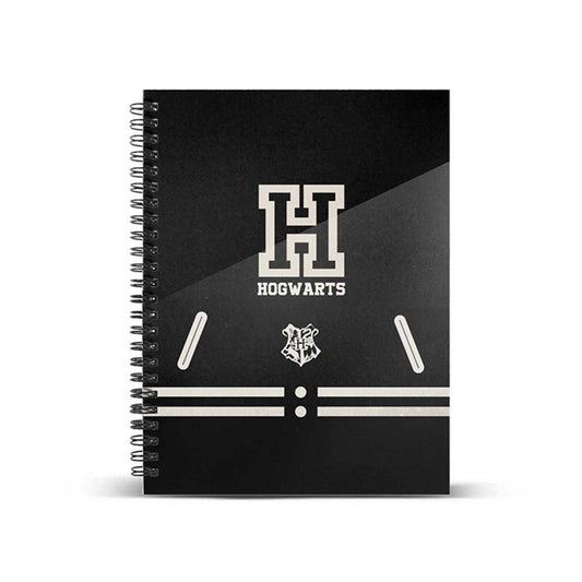 Harry Potter Notizbuch A4 Hogwarts Black