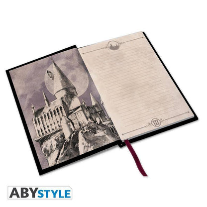 Harry Potter Premium A5 Notizbuch Hogwarts