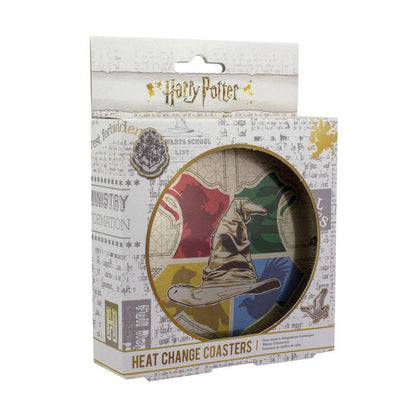 Harry Potter Untersetzer mit Thermoeffekt 4er-Pack Sorting Hat