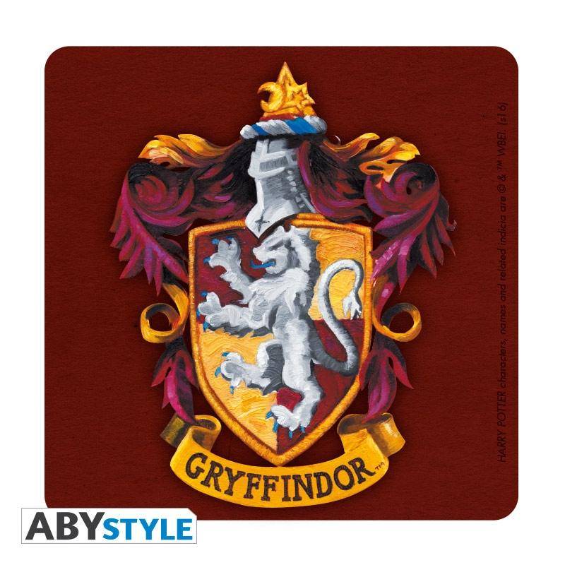 Harry Potter Packung Gryffindor Glas + Untersetzer + Espresso Tasse