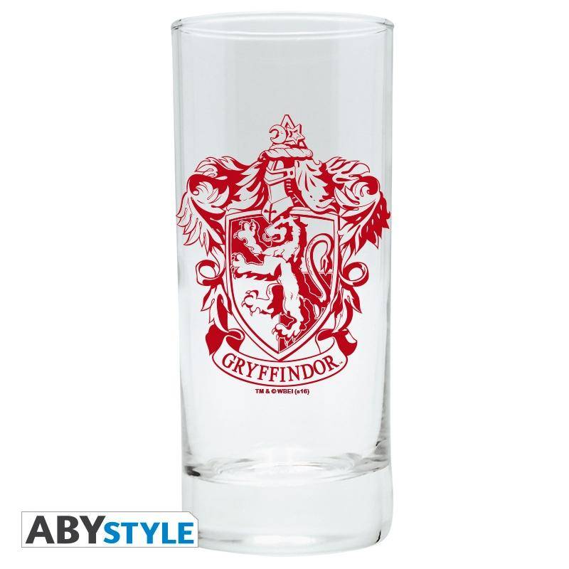 Harry Potter Packung Gryffindor Glas + Untersetzer + Espresso Tasse