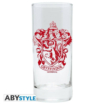 Harry Potter Packung Gryffindor Glas + Untersetzer + Espresso Tasse