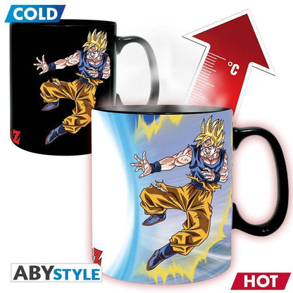 Dragon Ball Z Tasse Wärmewechsel Goku VS Buu King size