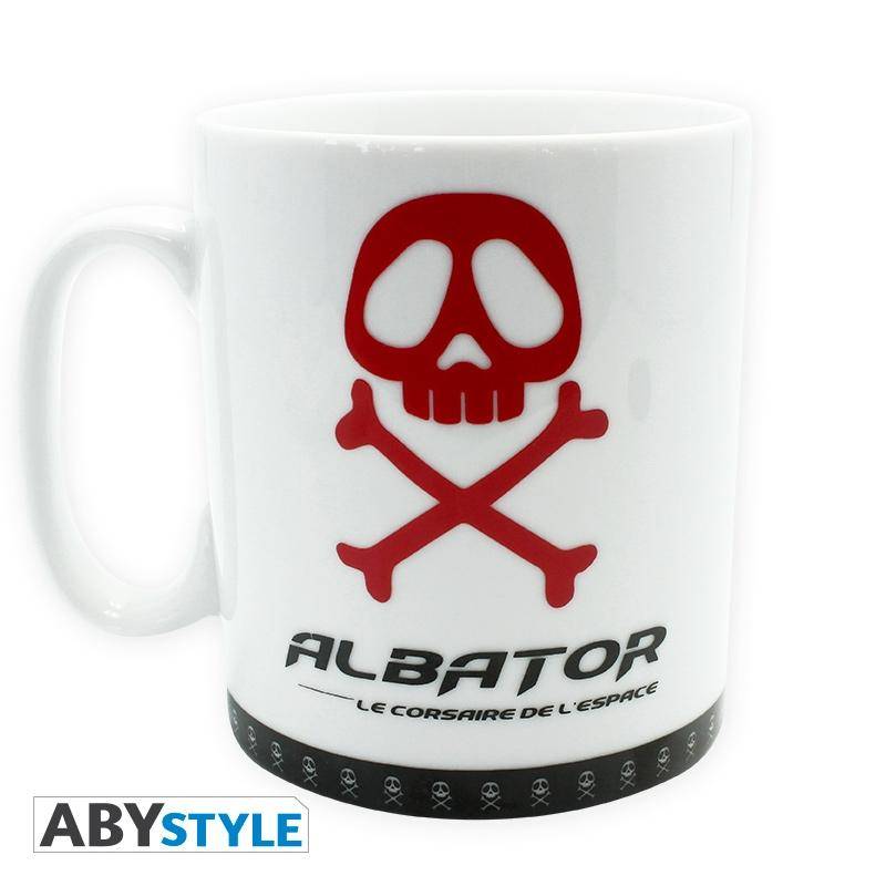 Captain Harlock  Pck Tasse + Schlüsselbund + Badges Emblem