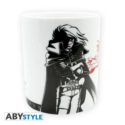 Captain Harlock  Pck Tasse + Schlüsselbund + Badges Emblem