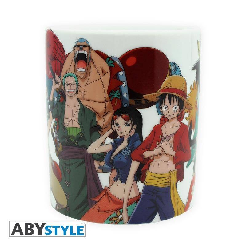 One Piece Pack Tasse + Schlüsselanhänger + Badges New World