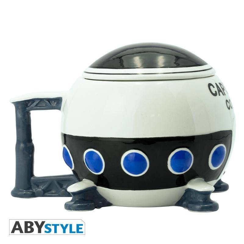 Dragon Ball 3D Tasse Capsule Corp Raumschiff