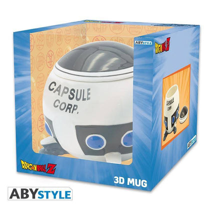 Dragon Ball 3D Tasse Capsule Corp Raumschiff