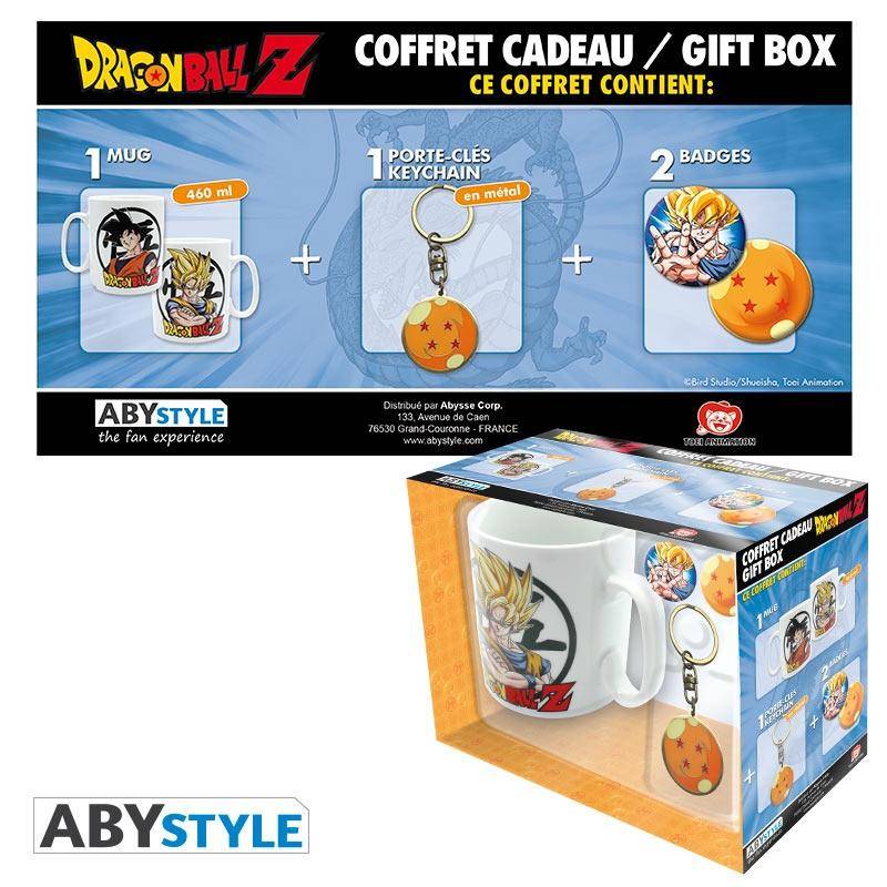 Dragon Ball Pack Tasse + Schlüsselanhänger + Button
