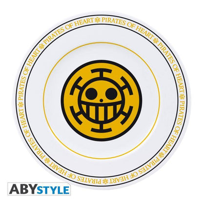 One Piece Set aus 4 Tellern Embleme