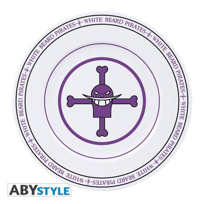 One Piece Set aus 4 Tellern Embleme