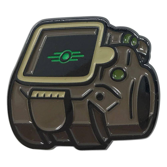 Fallout Ansteck-Pin Vault-Tec Glow In The Dark Logo Limited Edition