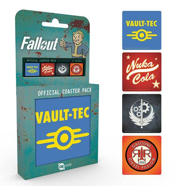 Fallout Untersetzer 4er Pack Mix