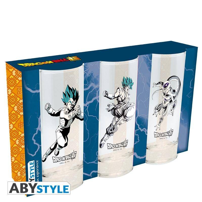 Dragon Ball SUPER 3 Gläser Set