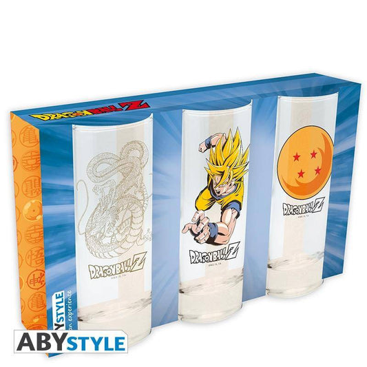Dragon Ball Z 3 Gläser Set