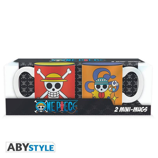One Piece 2 espresso Tassen Luffy & Nami Embleme Set