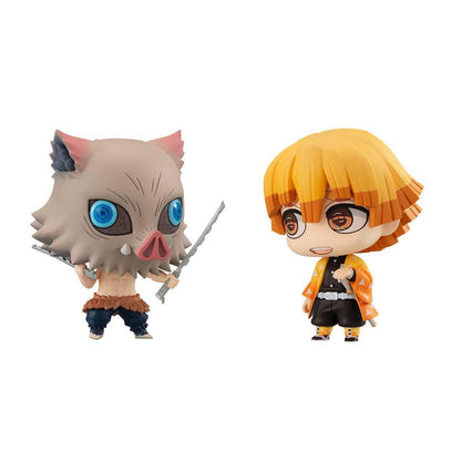 Demon Slayer: Kimetsu no Yaiba Chimimega Buddy Series Minifiguren 2er-Pack Zenitsu & Inosuke DX 7 cm