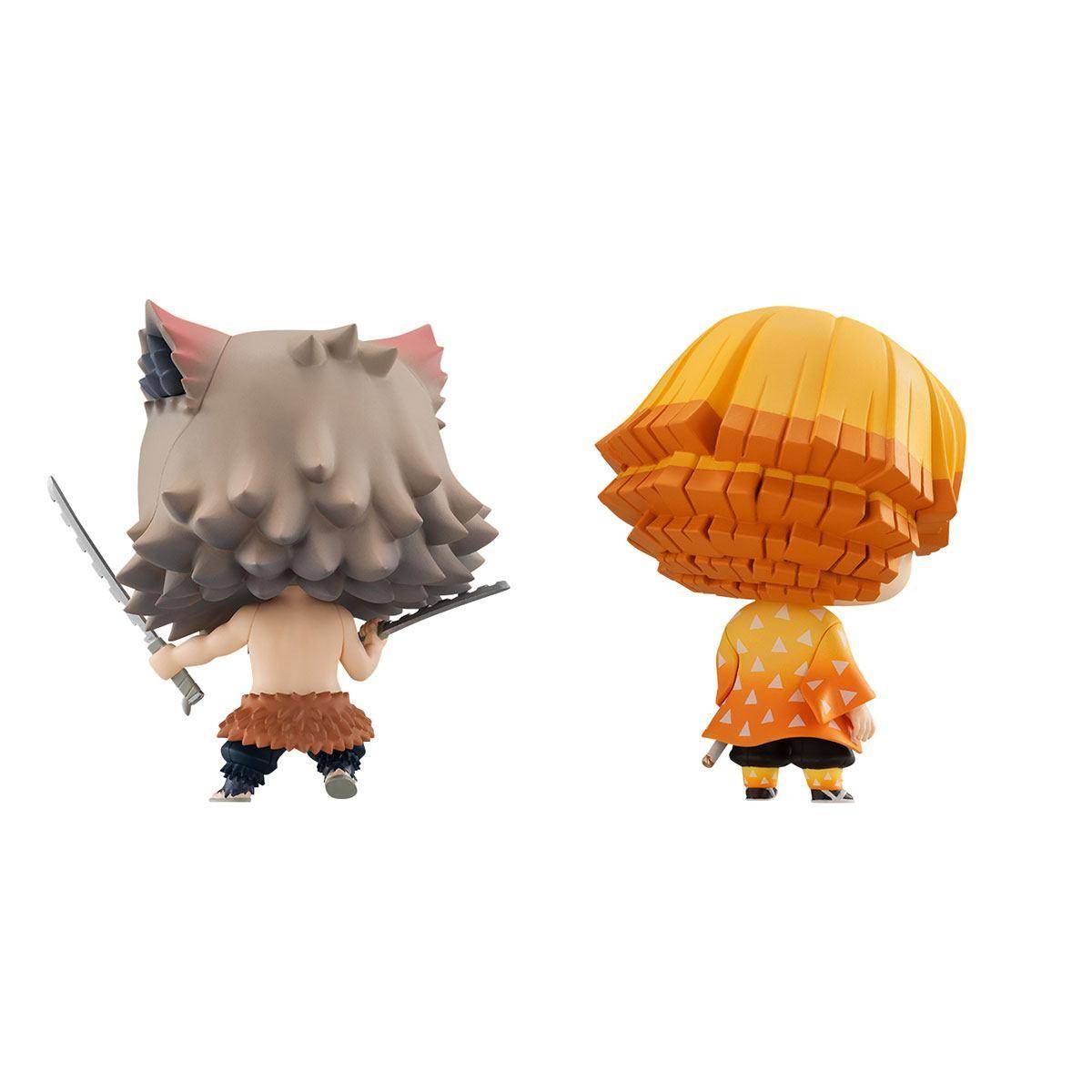 Demon Slayer: Kimetsu no Yaiba Chimimega Buddy Series Minifiguren 2er-Pack Zenitsu & Inosuke DX 7 cm