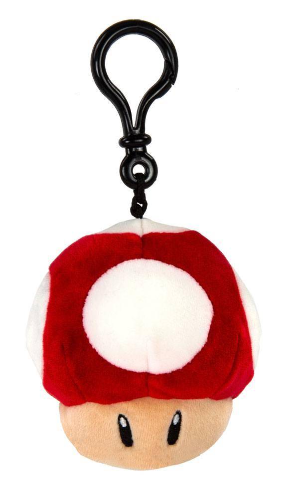 Mario Kart Mocchi-Mocchi Plüsch-Anhänger Super-Pilz 10 cm