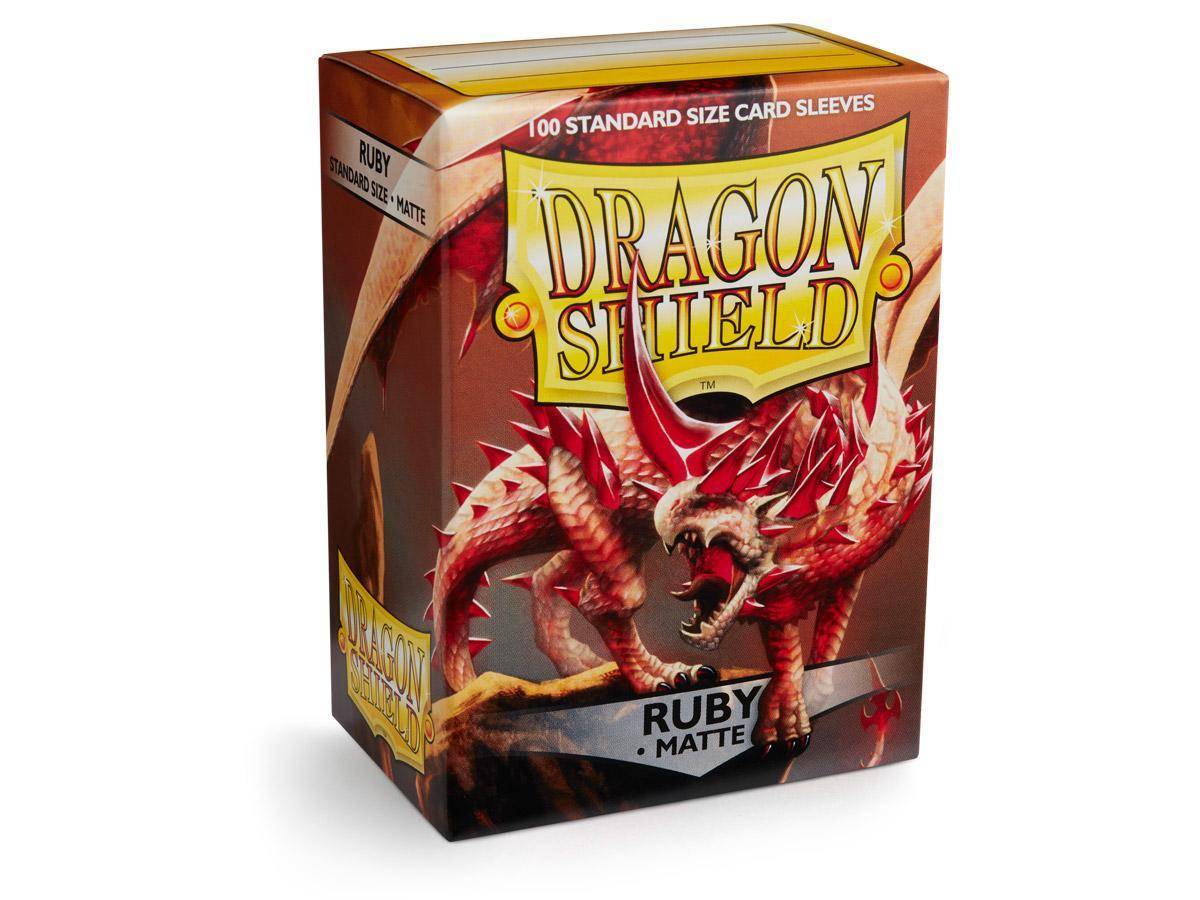 Dragon Shield - Kartenhüllen Standard Größe - Rubin Matt - 100 Stk
