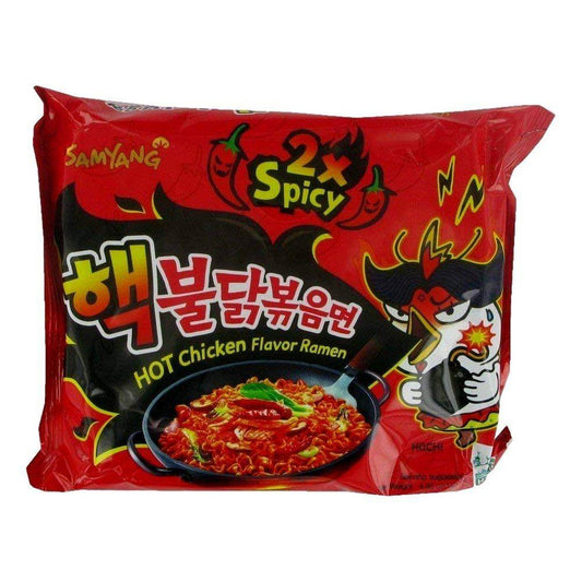 SamYang Instant Nudeln Super Hot Chicken - Ramen, Double Spicy, 140g