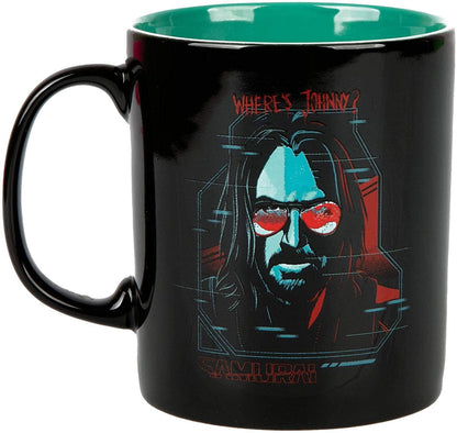 Cyberpunk 2077 Tasse Digital Ghost Johnny Silverhand Samurai 325ml Keramik